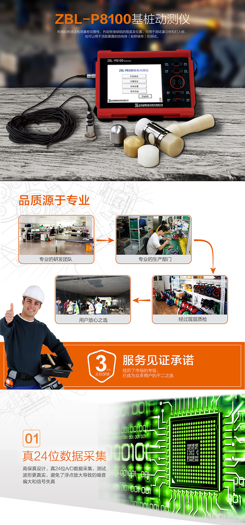 北京智博聯(lián)ZBL-P8100基樁動測儀1 北京智博聯(lián)ZBL-P8100基樁動測儀1